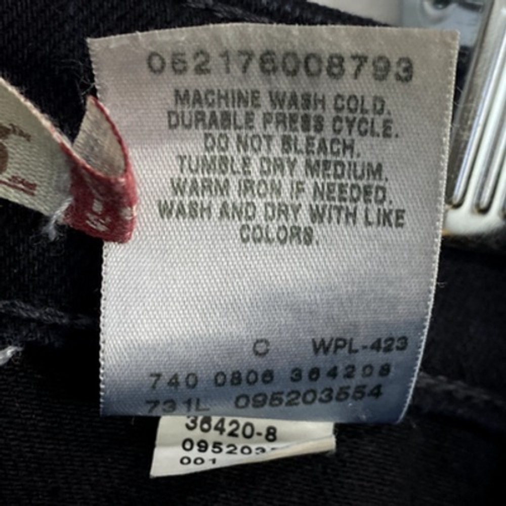 Levi's 515 Women's Denim Jeans Size 20M Black Bootcut Signature By Levi Strauss - Picture 7 of 11